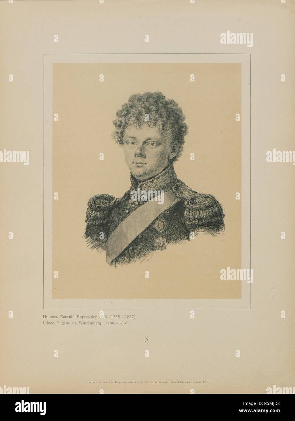 Portrait of General Duke Eugen of Württemberg (17881857). Museum