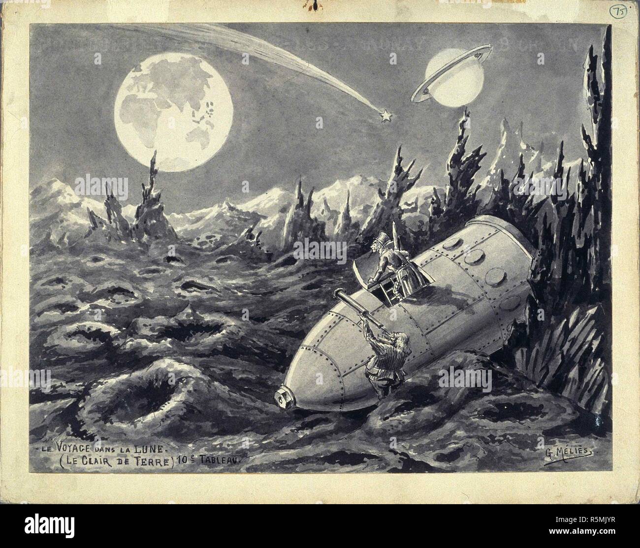 Le Voyage dans la Lune (A Trip to the Moon). Museum PRIVATE COLLECTION