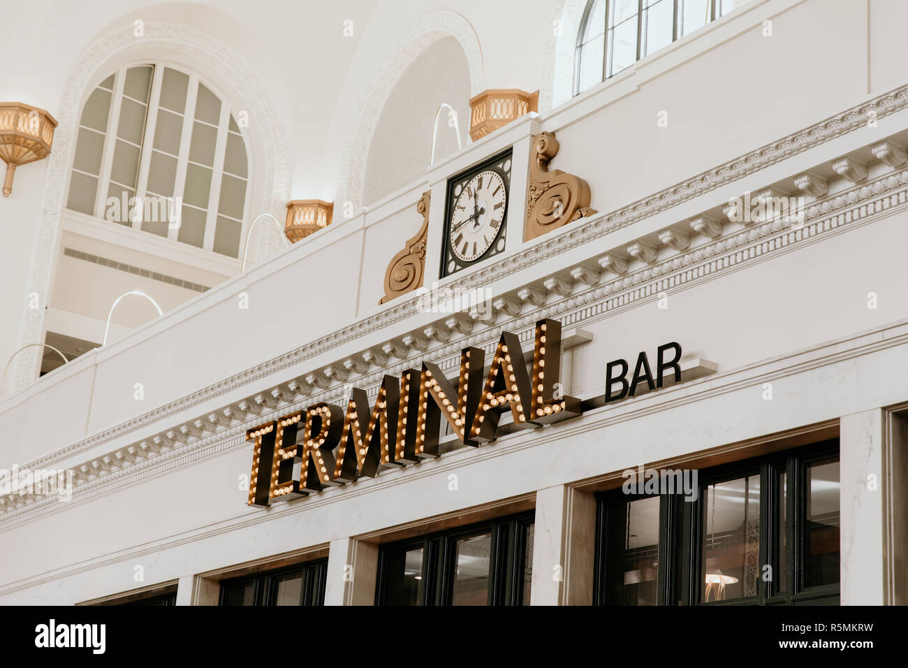 UNION STATION & TERMINAL BAR, DENVER Stock Photo Alamy