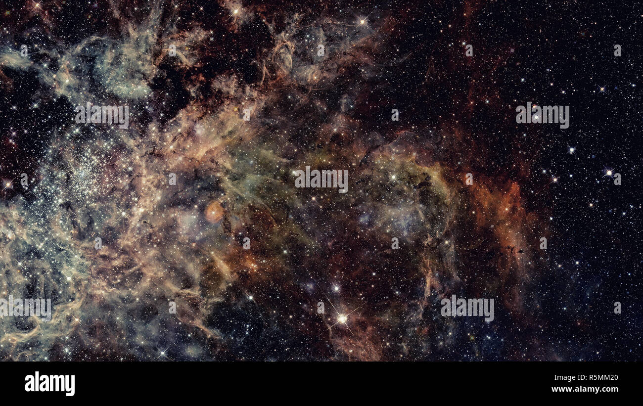 Universe filled with stars, nebula and galaxy Stock Photo - Alamy