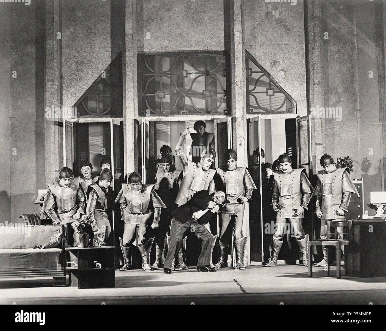 Scene from R.U.R. (Rossum's Universal Robots), by Karel Capek, Guild Tour  Company. Museum: PRIVATE COLLECTION. Author: Vandamm Studio Stock Photo -  Alamy