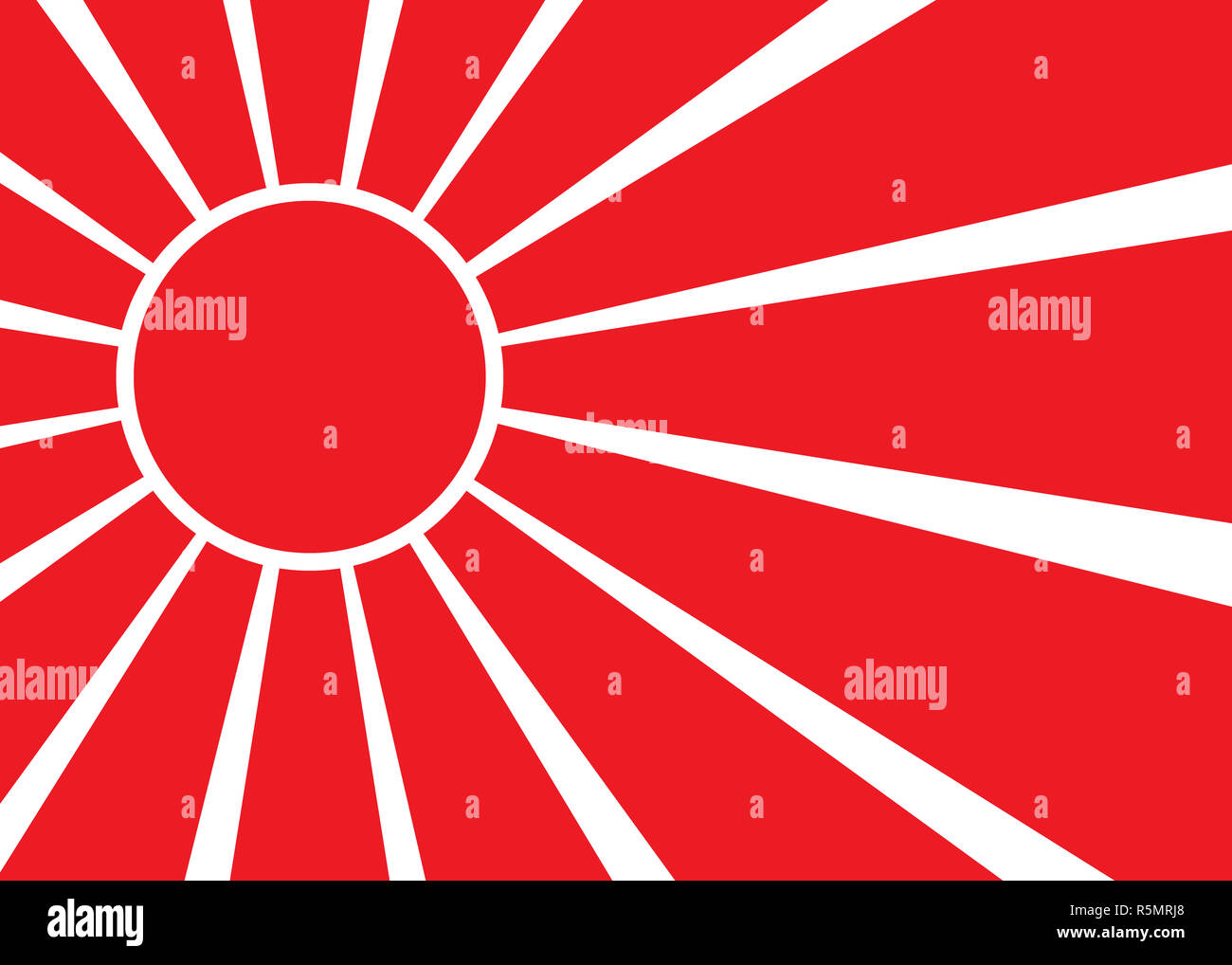 Flag of Japan. Celled stylization japanese national flag. Vector