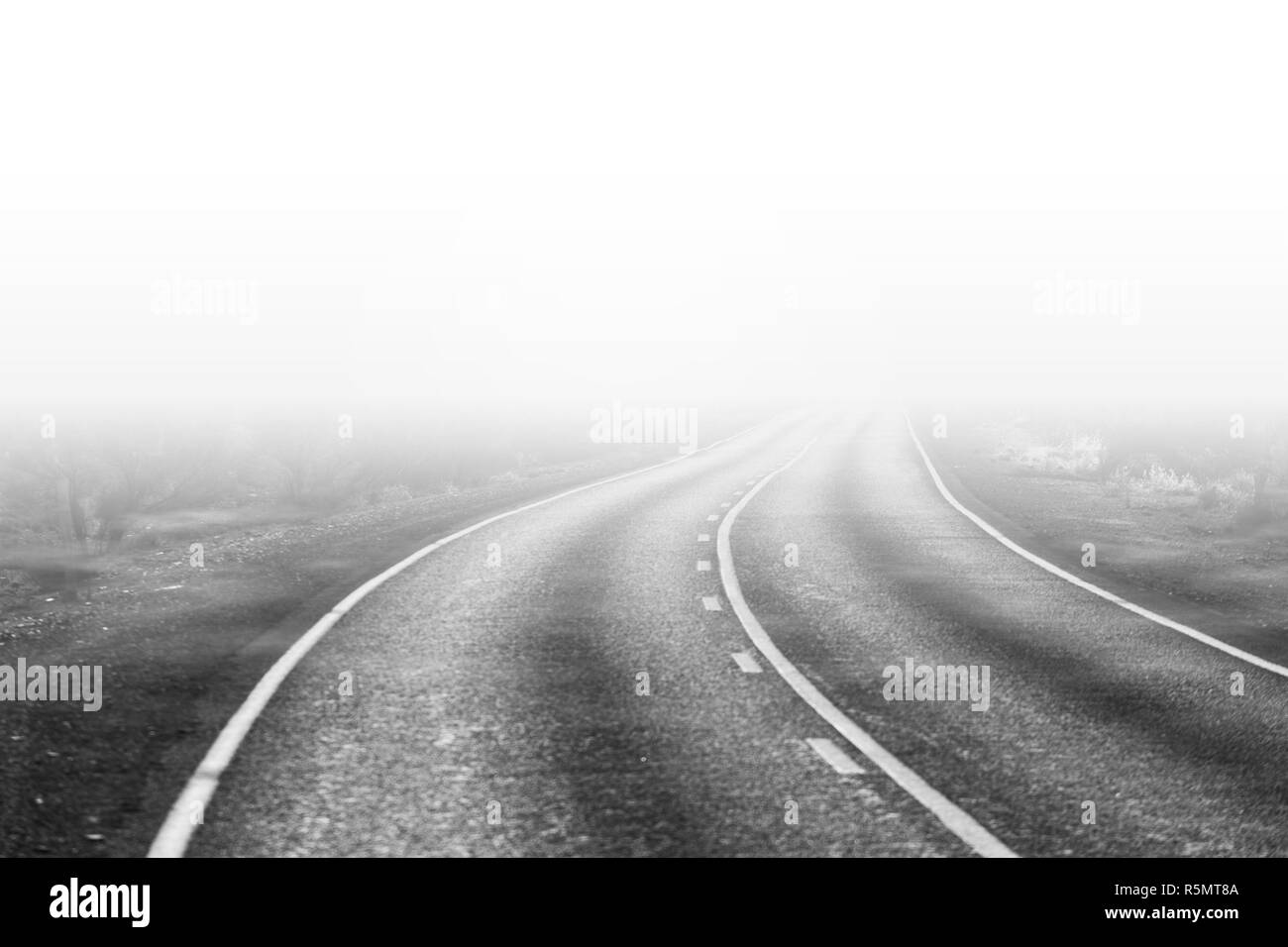 Disappearing road hires stock photography and images Alamy