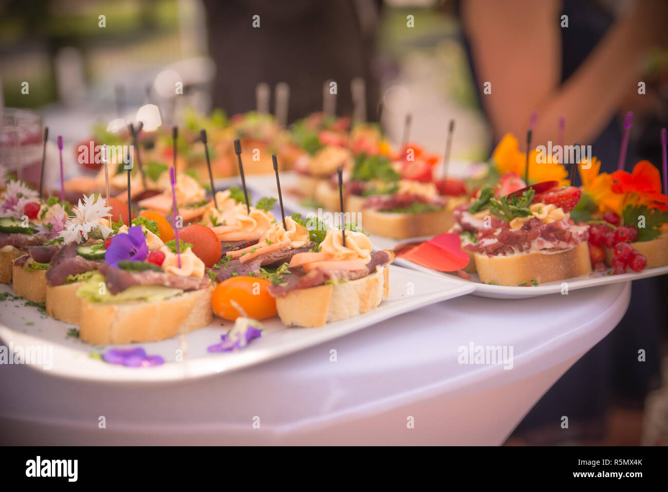 party snacks / buffet Stock Photo