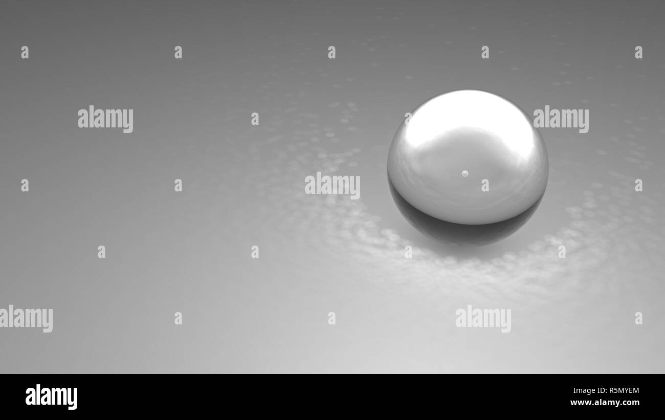 Abstract background with glass ball Stock Photo