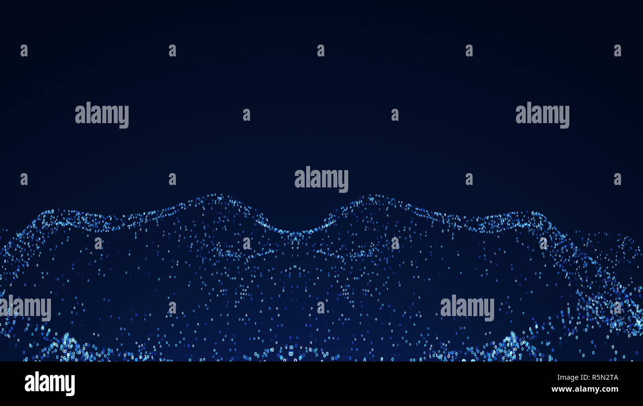Abstract background with numbers. 3d rendered Stock Photo - Alamy