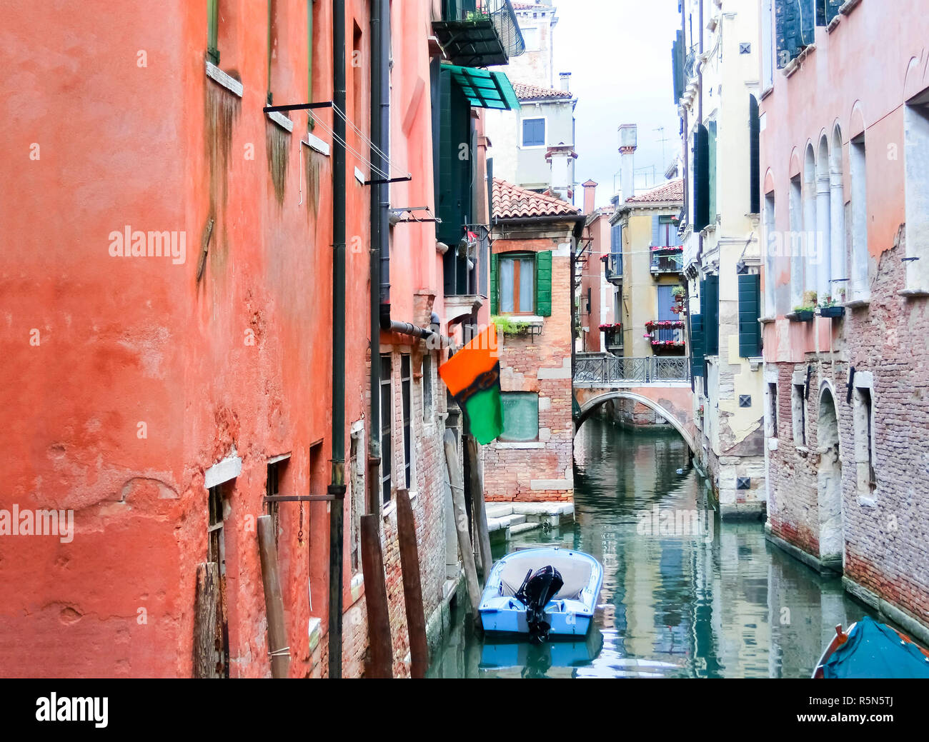 Nice summer venetian canal view hi-res stock photography and images - Alamy