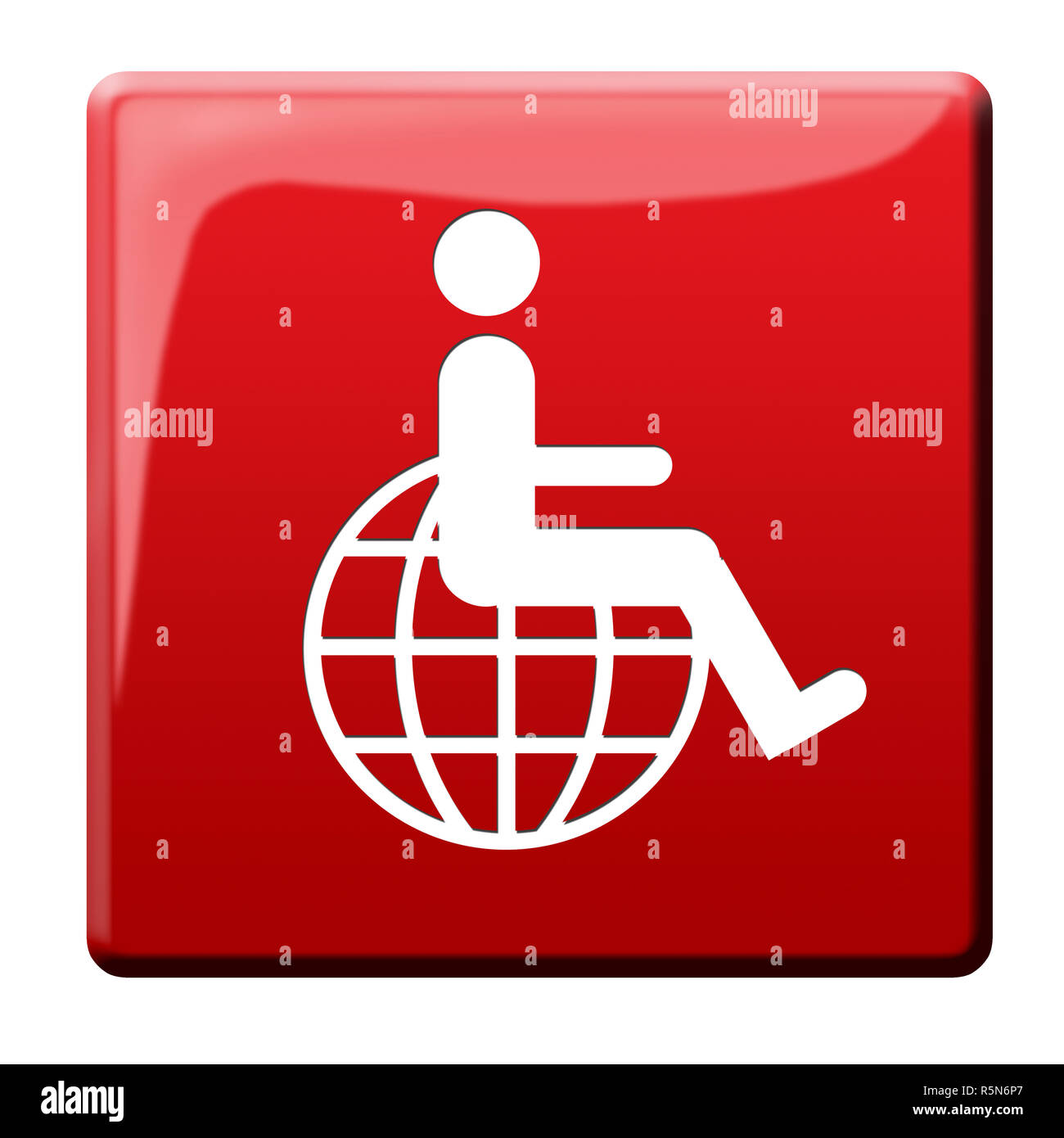 globally handicapped Stock Photo