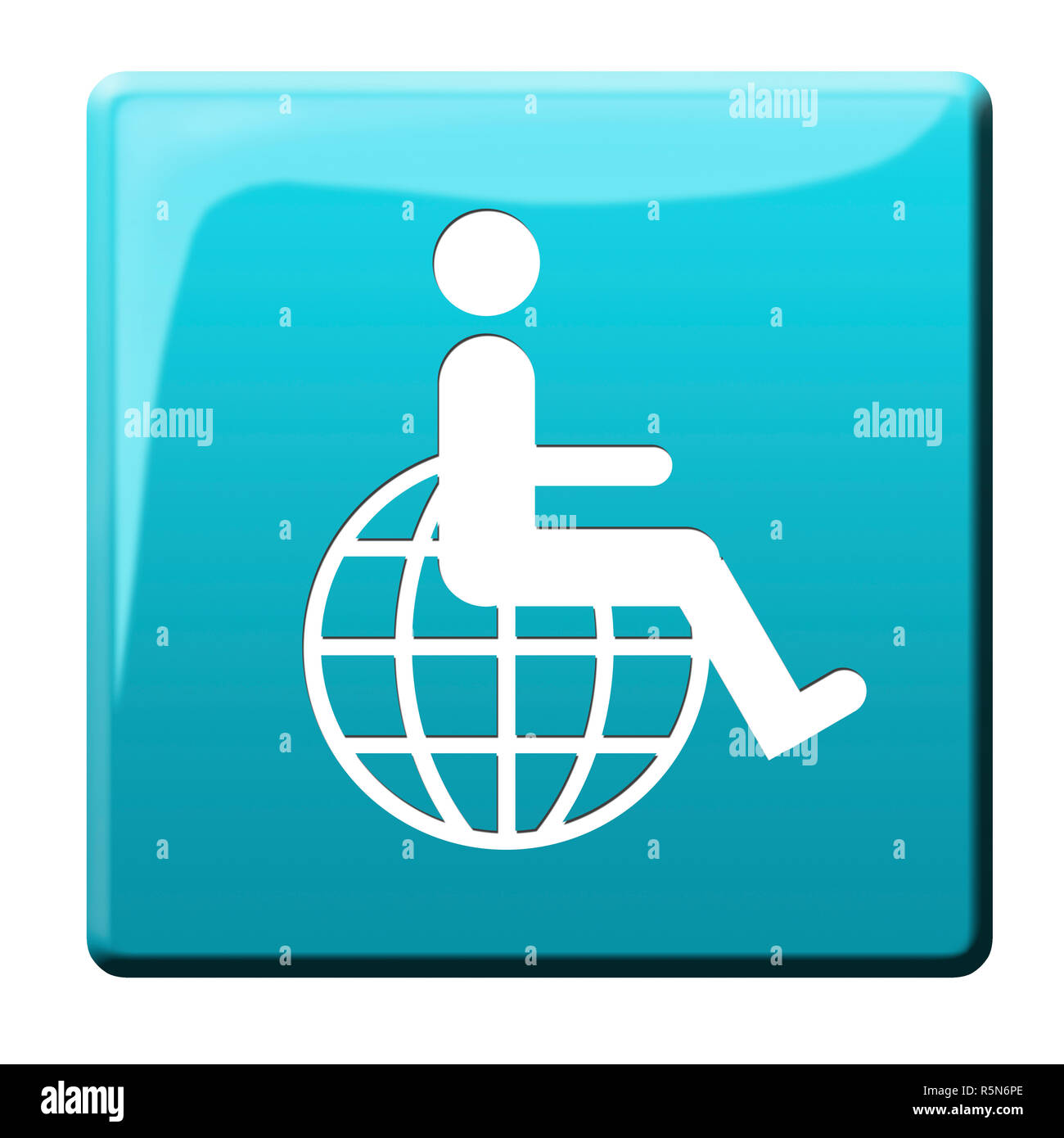 globally handicapped Stock Photo