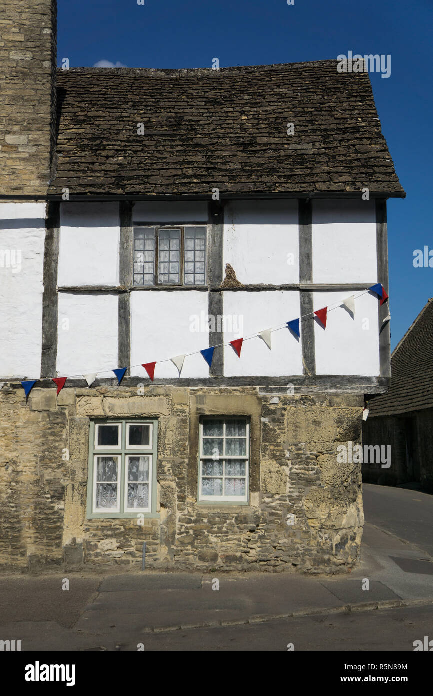 Lacock Village, Wiltshire UK Stock Photo