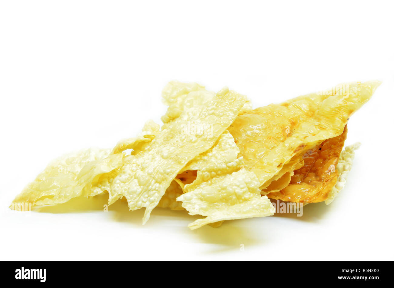 Dried bean curd skin Stock Photo Alamy