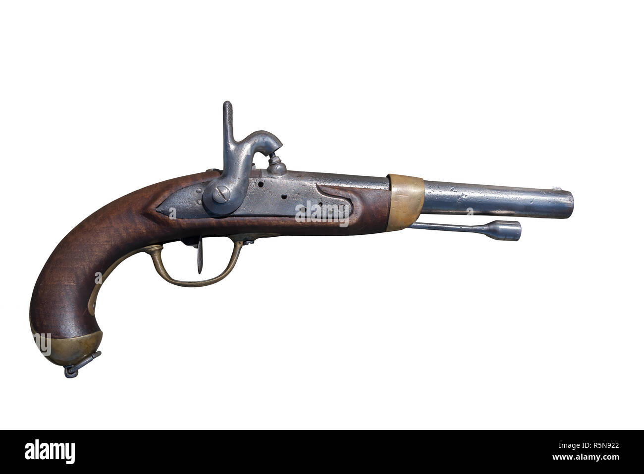 Antique gun pistol Stock Photo