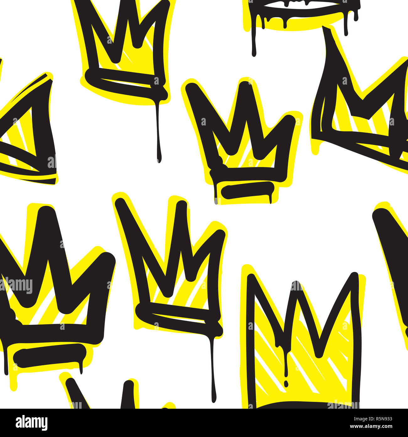 Graffiti crown Cut Out Stock Images & Pictures Alamy