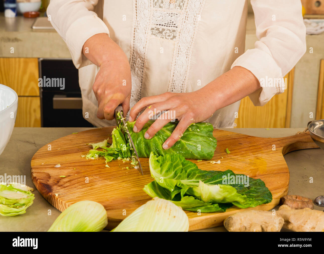 kimchi and sauerkraut Stock Photo Alamy