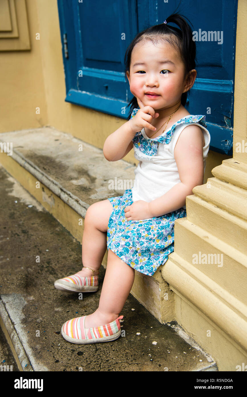 Tiny Thai friend at the Grand Palace in Bangkok, Thailand Stock Photo ...