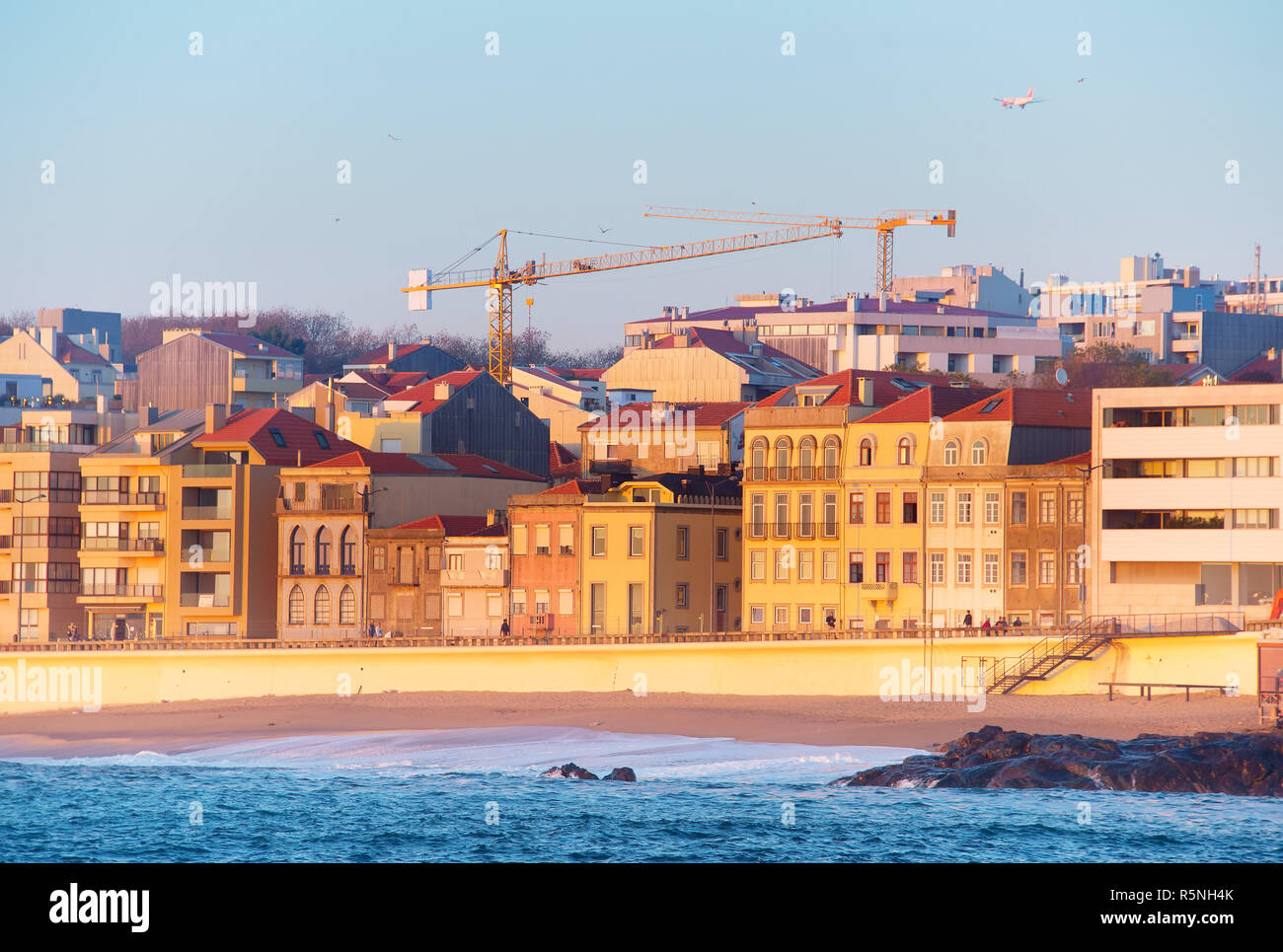 Beachfront city district. Porto, Portugal Stock Photo Alamy