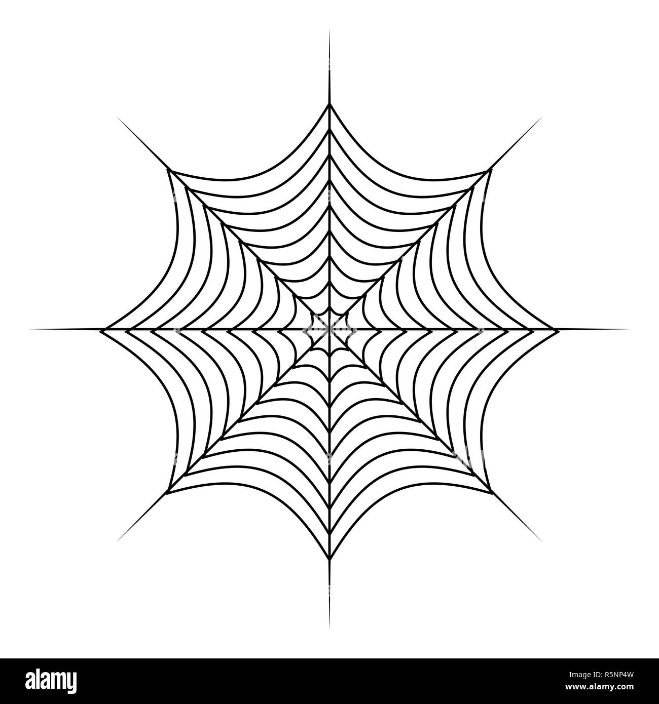 spider web vector symbol icon design. Beautiful illustration isolated ...