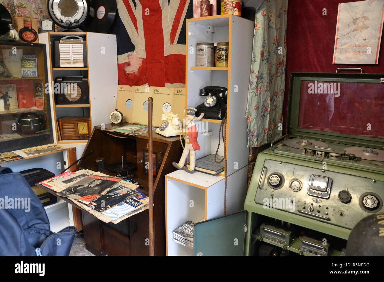 Washford Radio Museum, Watchet, Somerset, UK Stock Photo