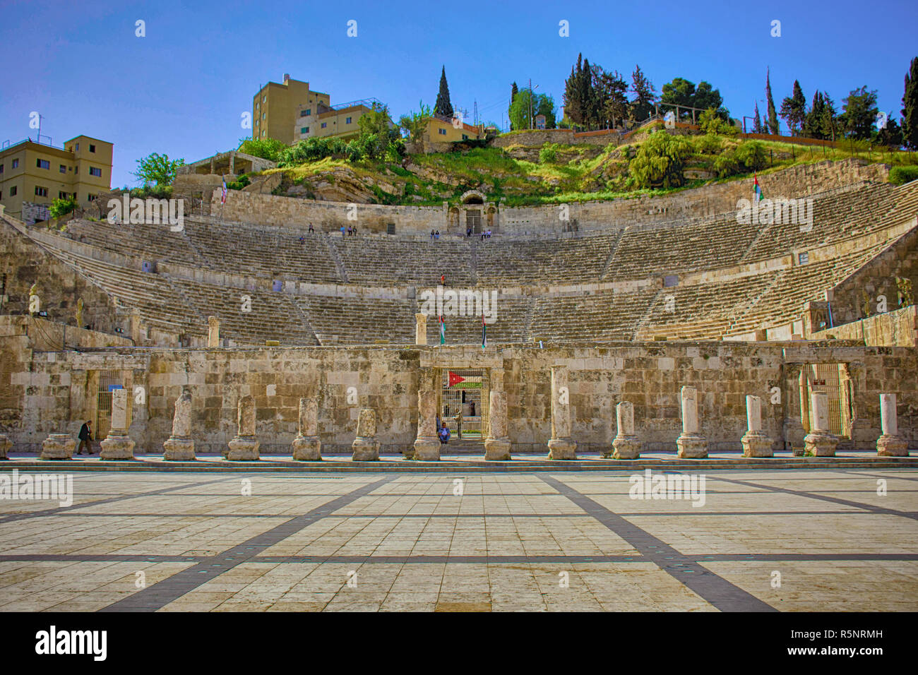 Amman Roman Theater Stock Photo