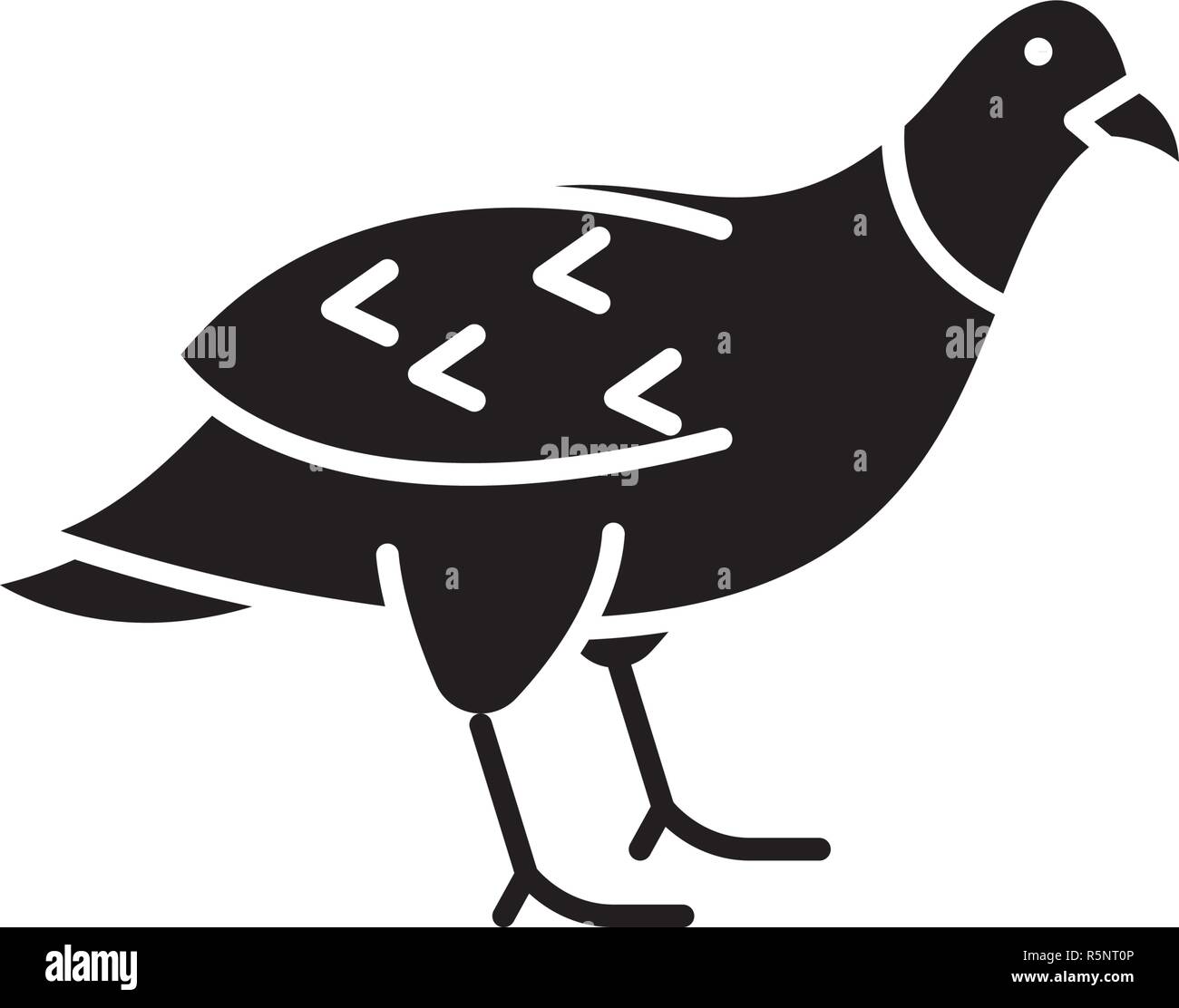 Orlan black icon, vector sign on isolated background. Orlan concept ...
