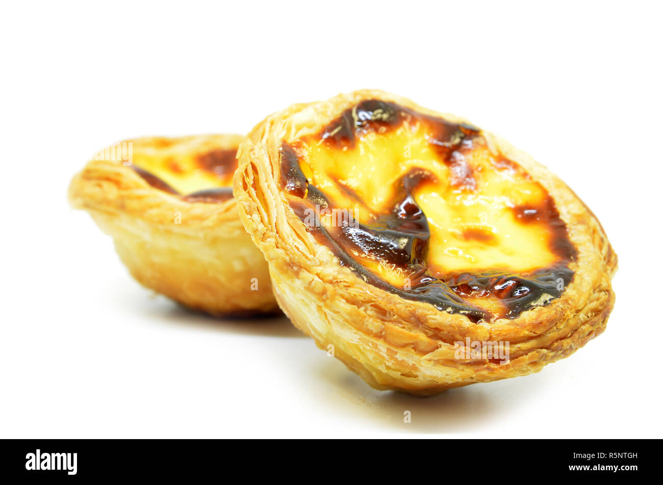 Typical Portuguese custard pies Stock Photo Alamy