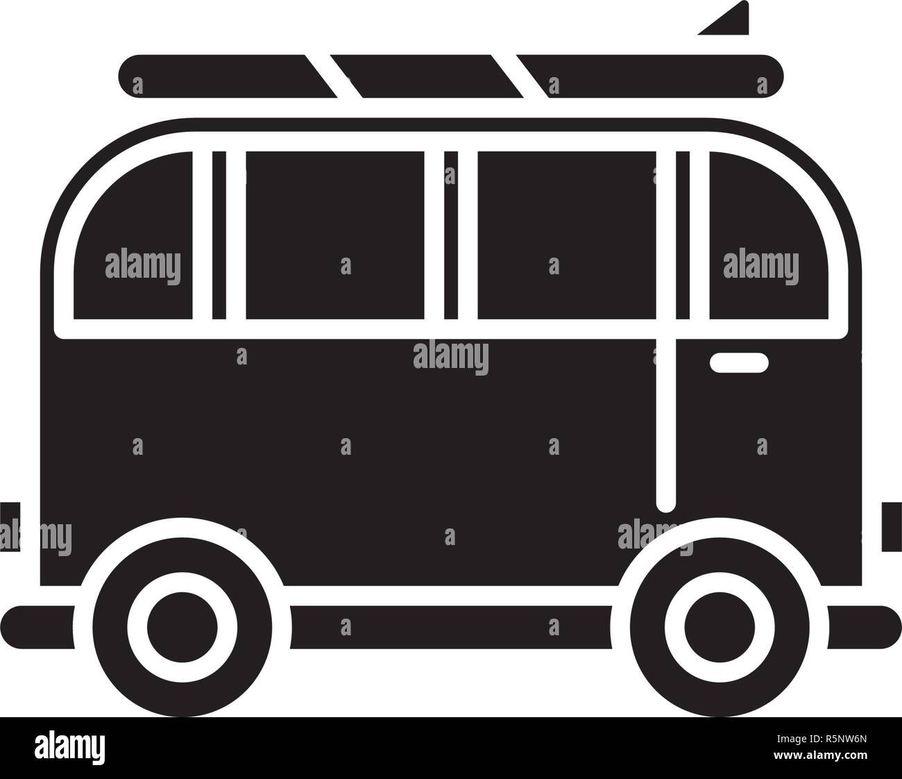 Camper van man Stock Vector Images - Alamy