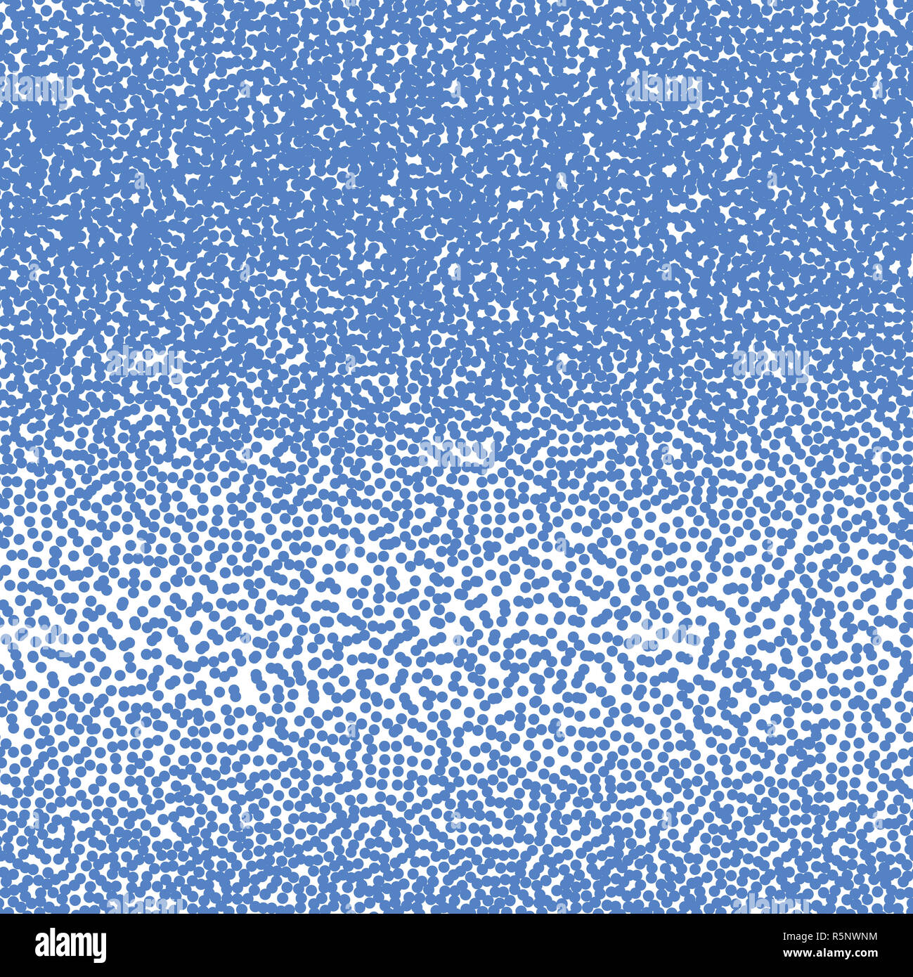 Vector halftone dots. Blue dots on white background Stock Photo - Alamy
