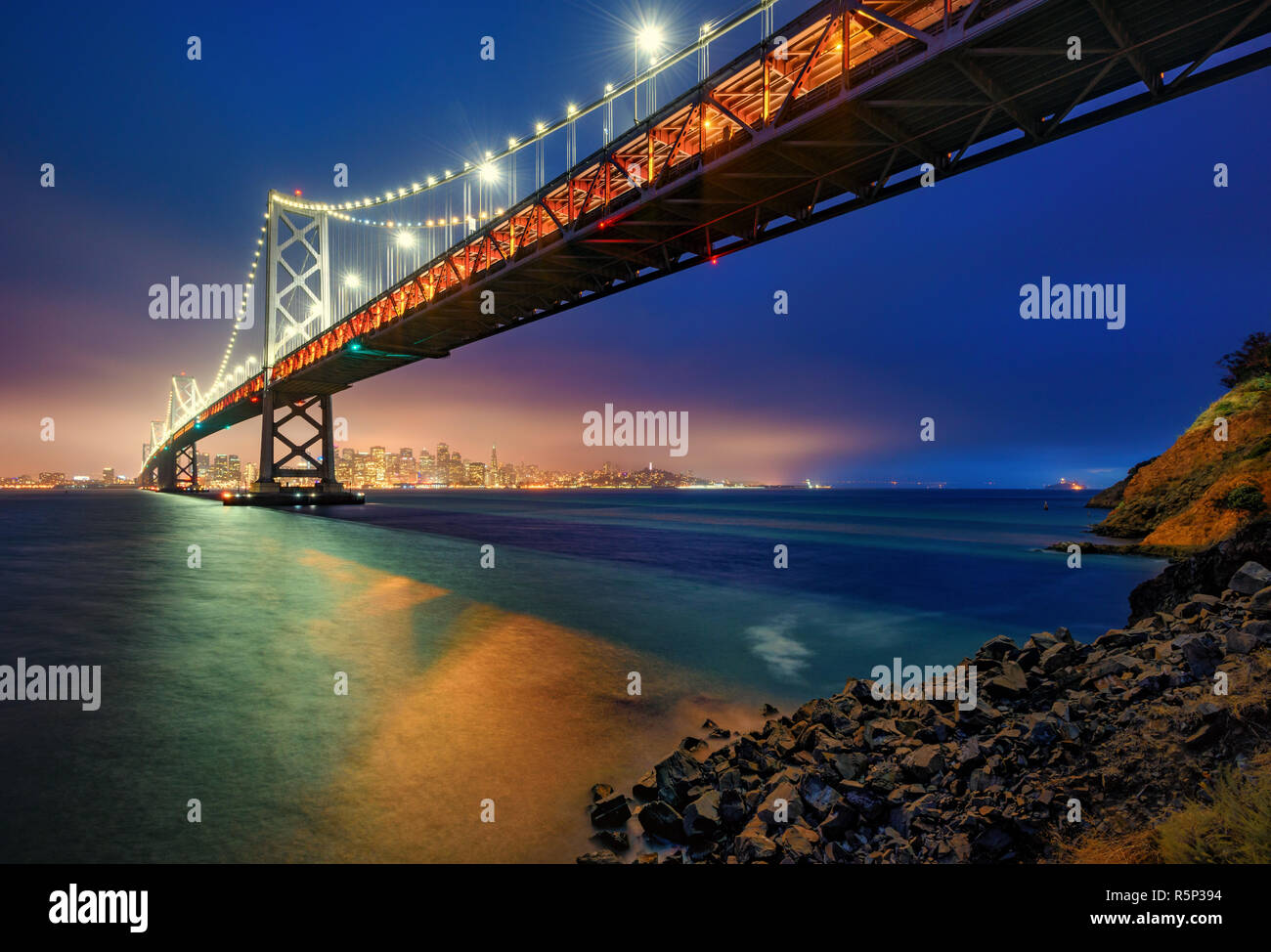 bay bridge Stock Photo