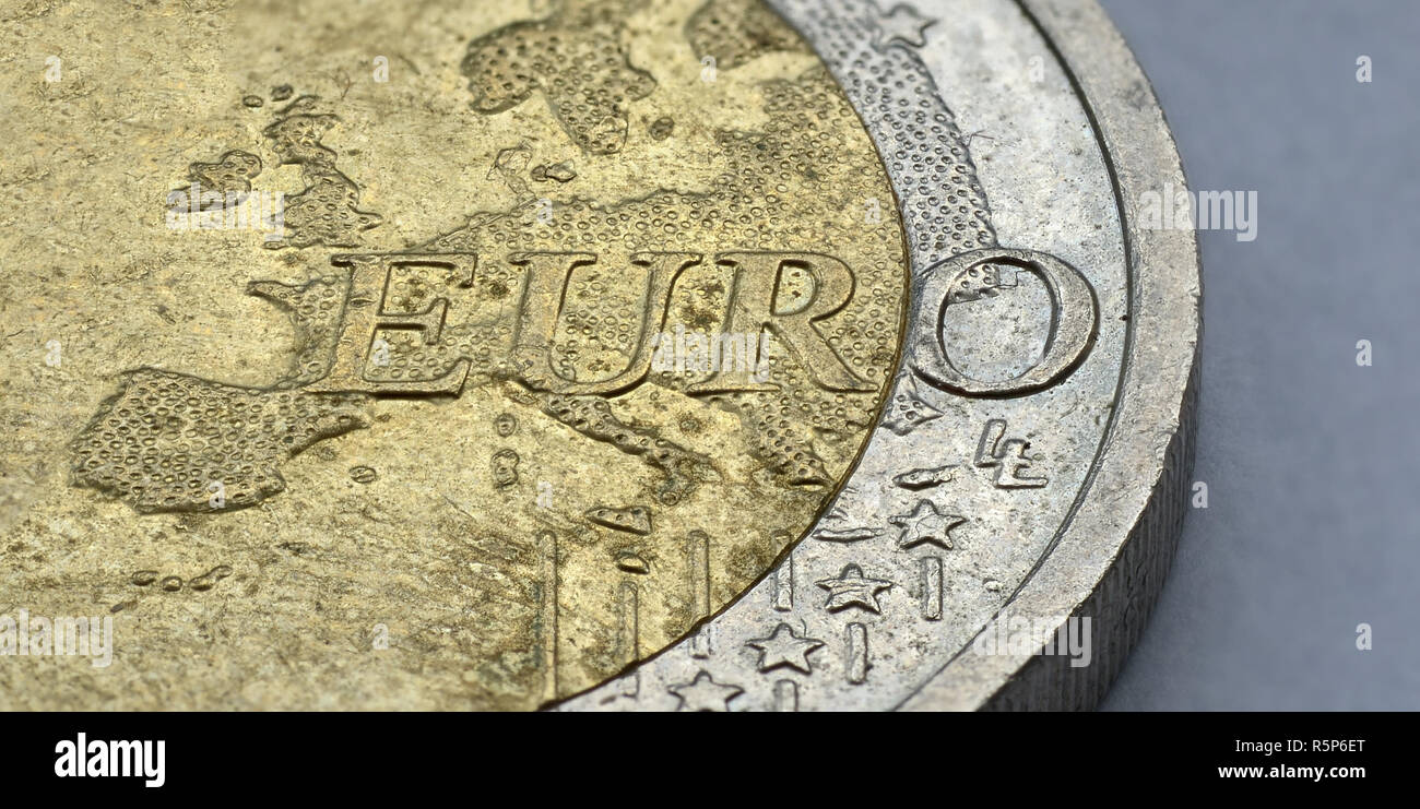 euro banner Stock Photo