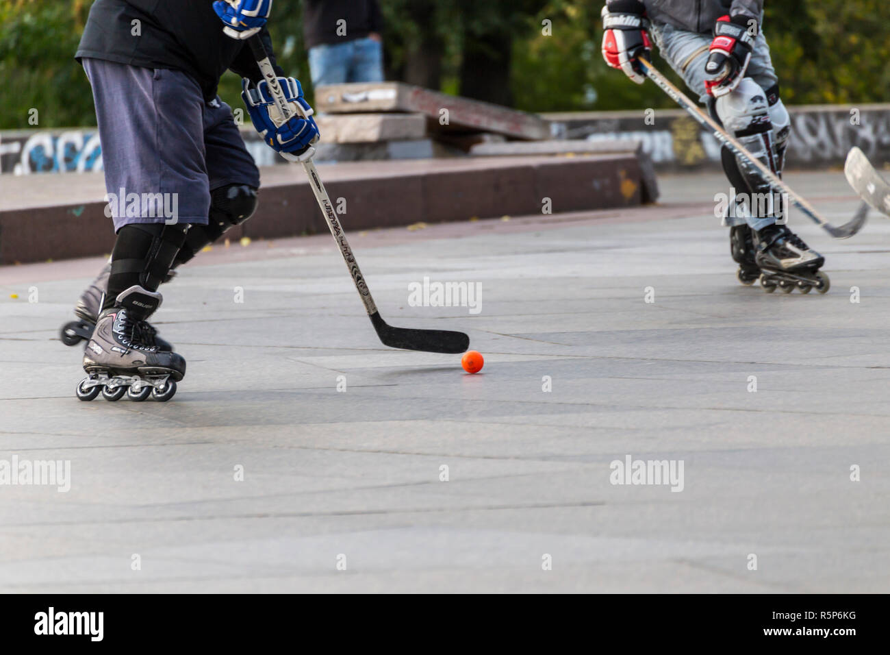 Roller hockey hi-res stock photography and images - Alamy