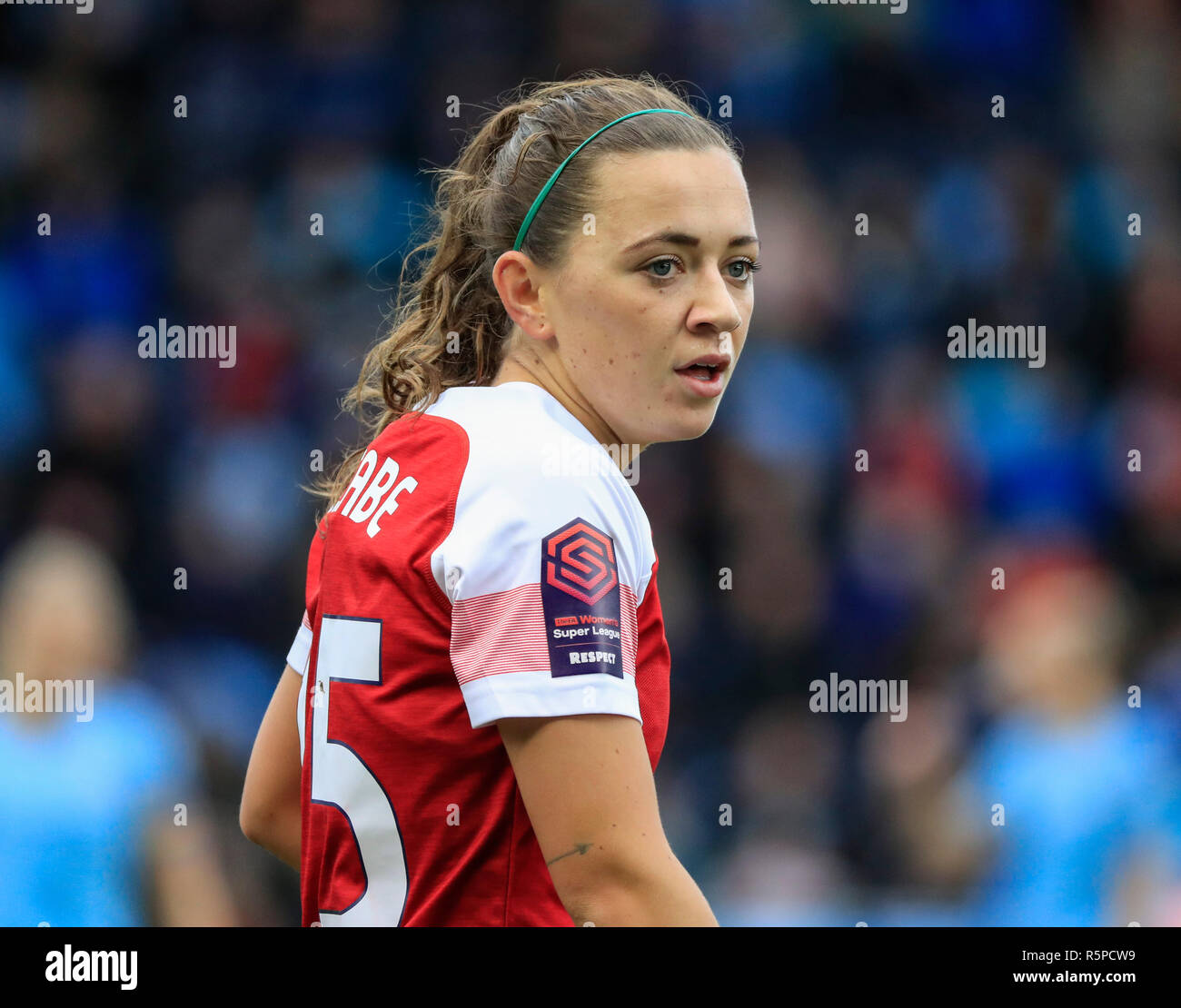 Academy Stadium, Manchester, UK. 2nd Dec, 2018. Womens Super League football, Manchester City v Arsenal; Katie McCabe of Arsenal watches play Credit: Action Plus Sports/Alamy Live News Stock Photo