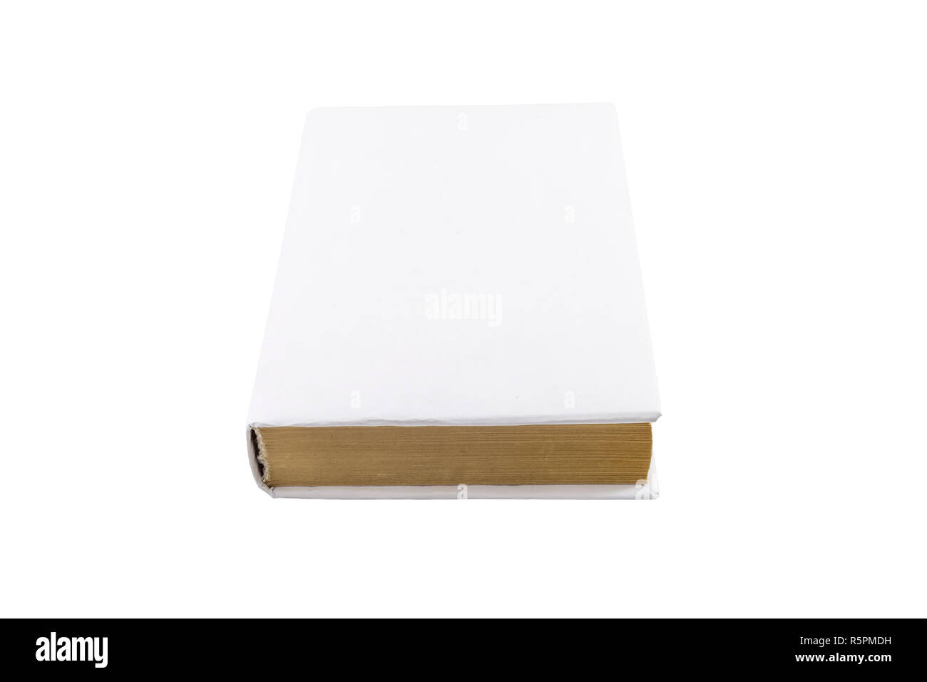 Book with blank cover isolated on white background Stock Photo - Alamy