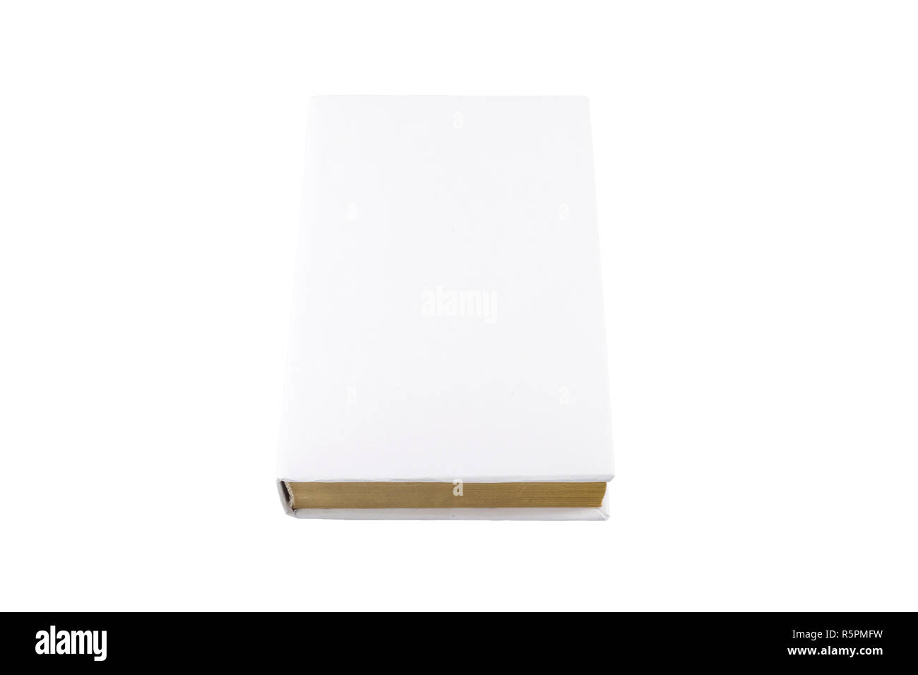 Book with blank cover isolated on white background Stock Photo - Alamy