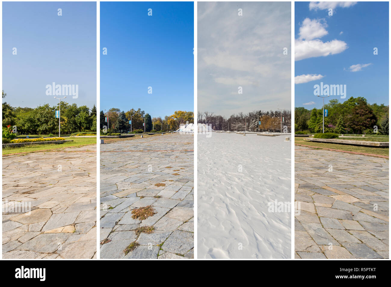 4 seasons collage hi-res stock photography and images - Alamy