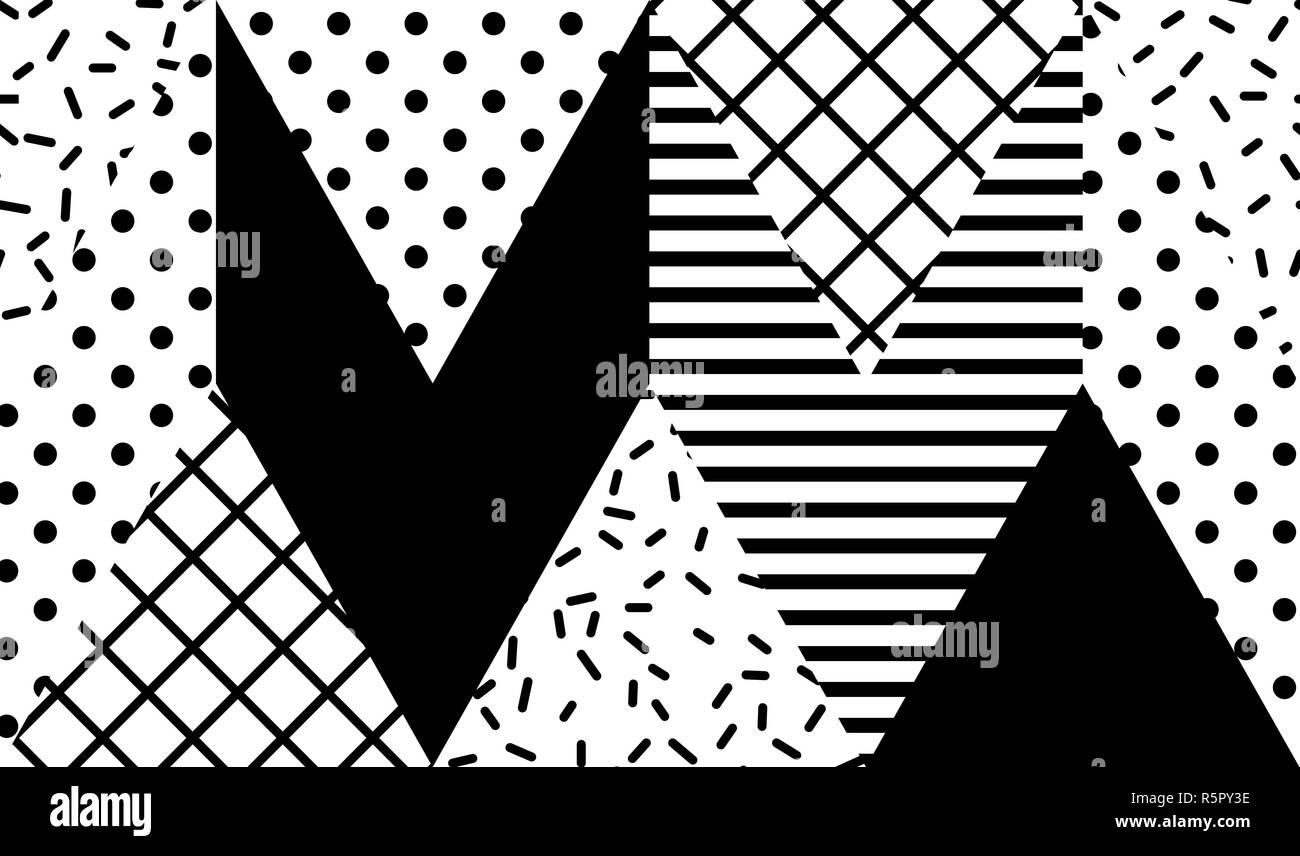 Vector Seamless Pattern. Abstract Geometric Stock Photo - Alamy