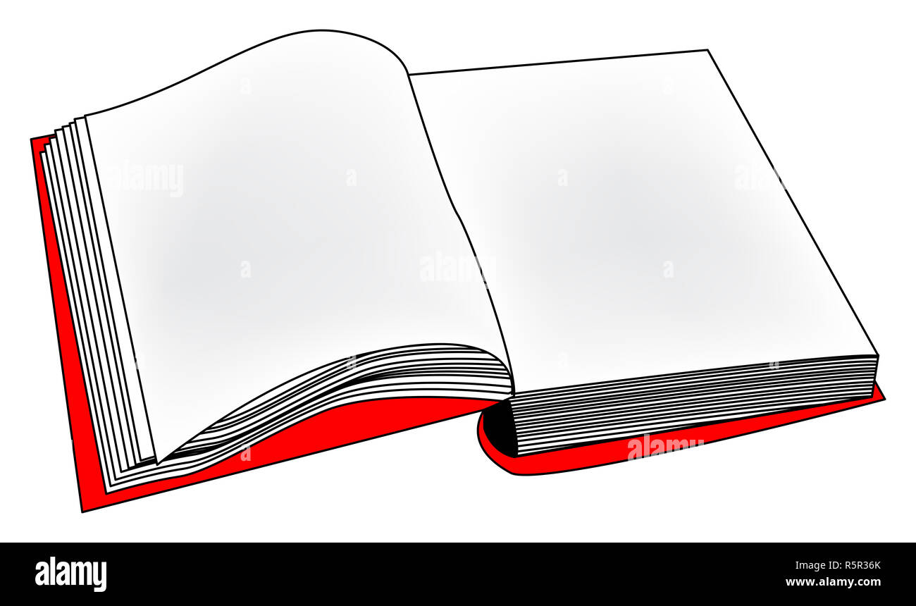 Cartoon Open Book High Resolution Stock Photography And Images Alamy