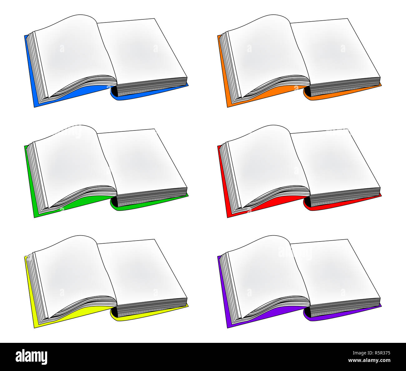 open book vector symbol icon design. Beautiful illustration isolated on  white background Stock Photo - Alamy