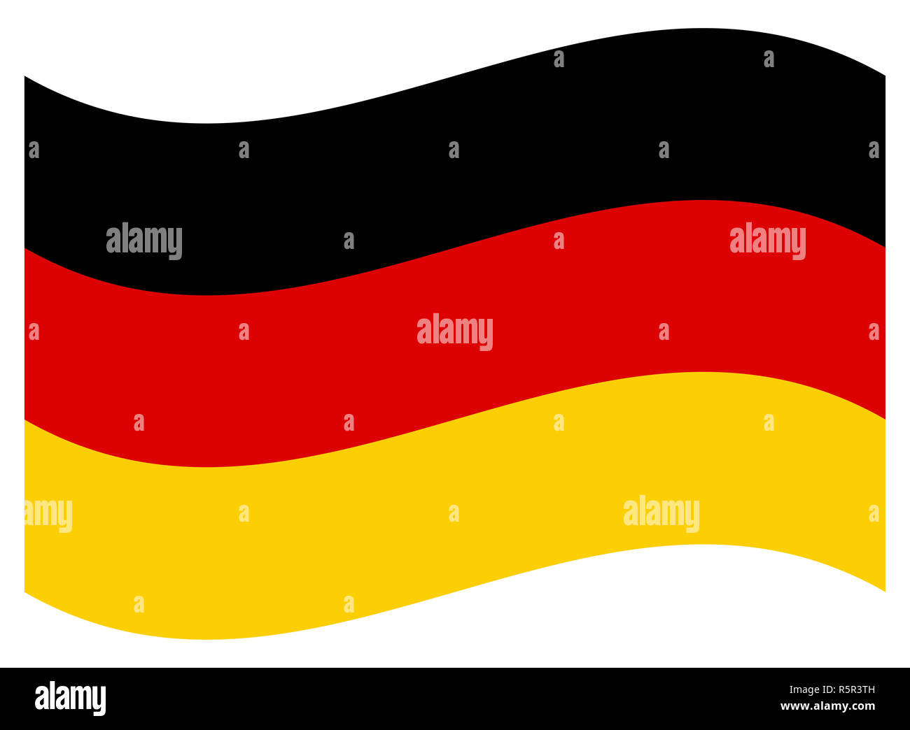 Germany flag vector symbol icon design. German flag color illustration  isolated on white background Stock Photo - Alamy