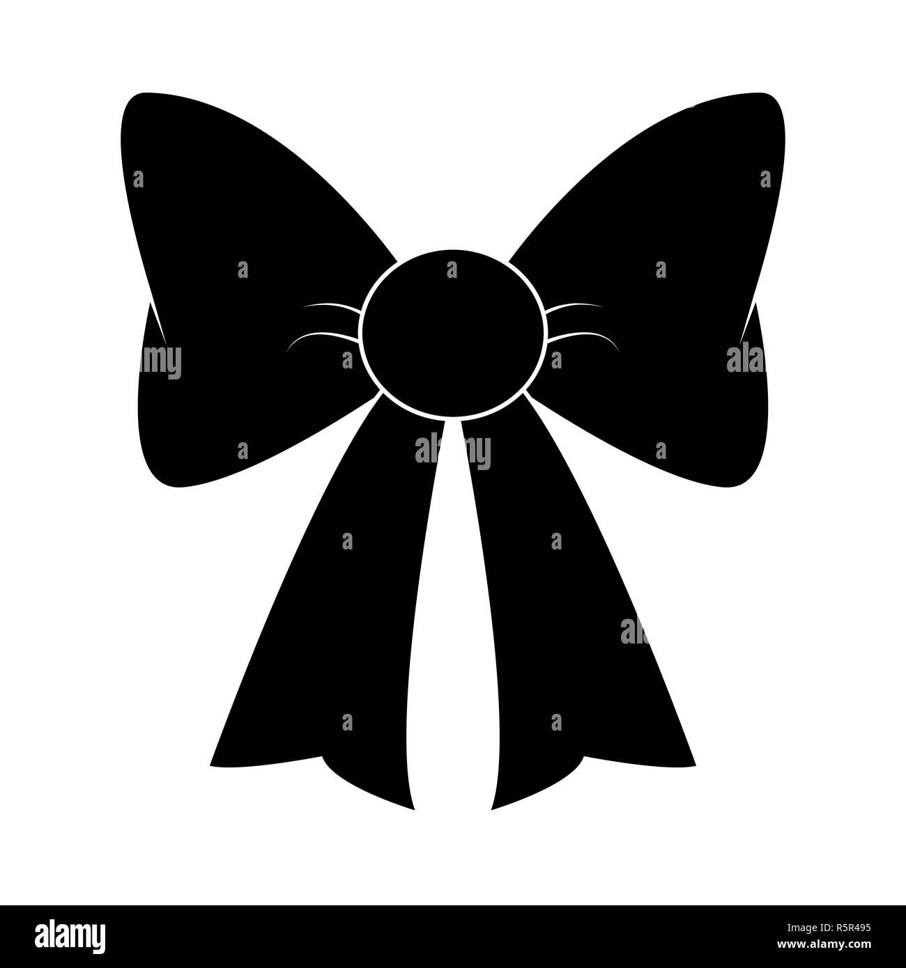Ribbon Bow Silhouette For Christmas Present Symbol Design Vector Illustration Isolated On White Background Stock Photo Alamy Ribbon Bow Silhouette For Christmas Present Symbol Design Vector Illustration Isolated On White Background Stock Photo Alamy