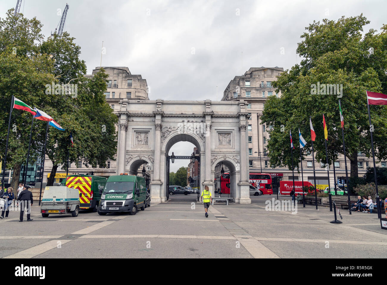 London Marble Arch Stock Photo