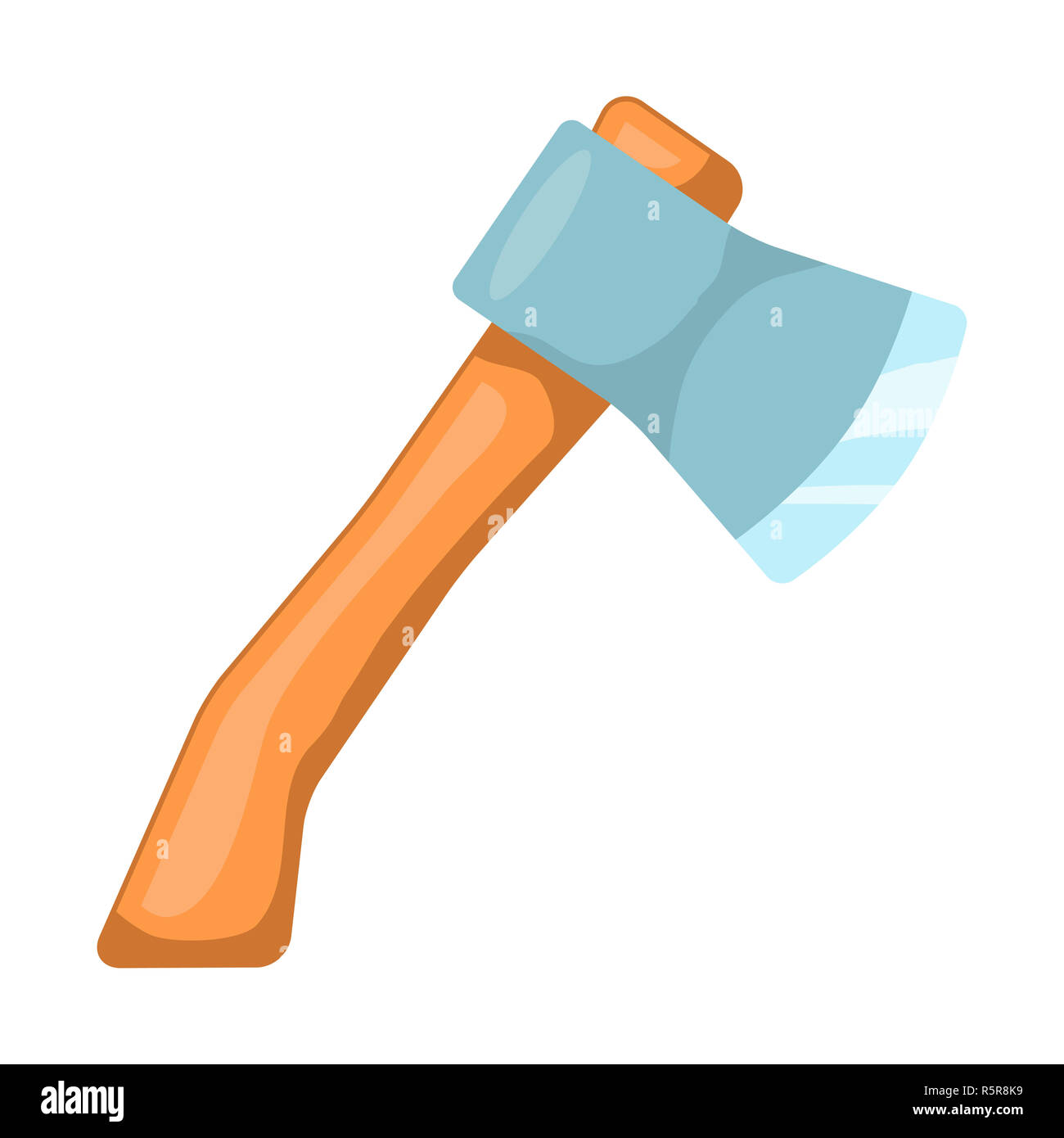 cartoon ax, hatchet vector symbol icon design Stock Photo - Alamy
