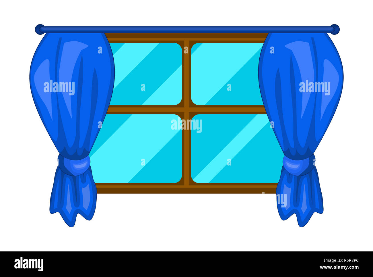 Cartoon window hi-res stock photography and images - Alamy