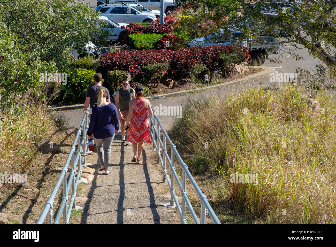 Views of Townsville from Castle Hill Stock Photo Alamy
