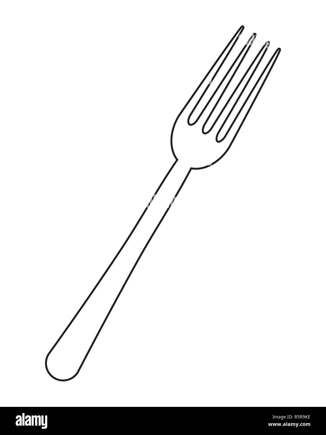 Fork clipart Black and White Stock Photos & Images - Alamy, حجم الصورة 1042x1390