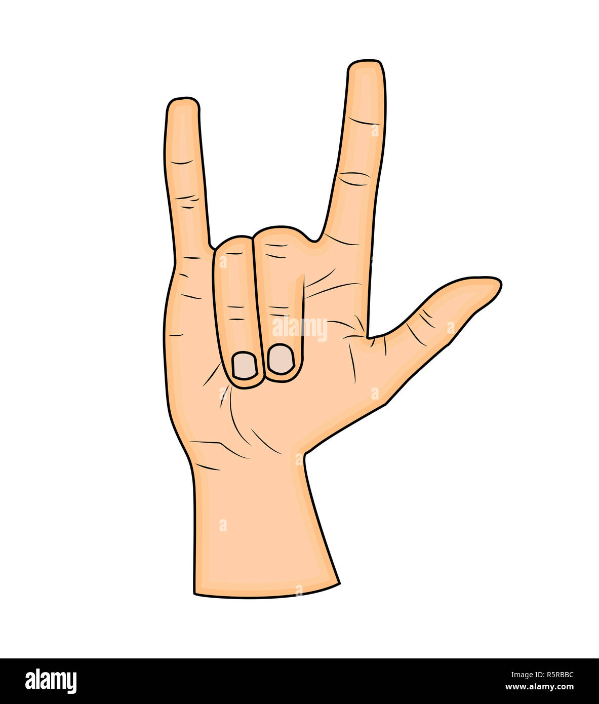 Devil hand sign hi-res stock photography and images - Alamy