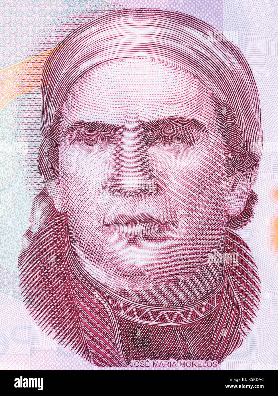 Jose Maria Morelos portrait Stock Photo Alamy