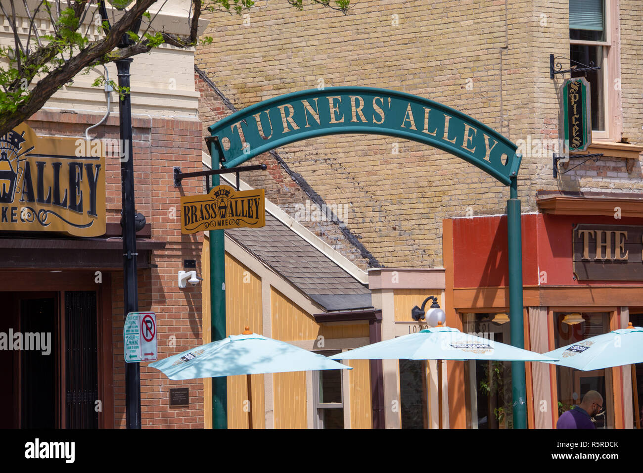 The Historic German American, Turners' Alley, Milwaukee, WI, USA Stock Photo Alamy
