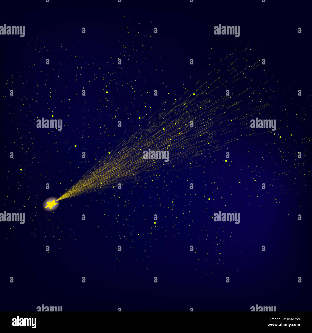 Comet Fireball Shooting Star Concept Stock Photos Comet