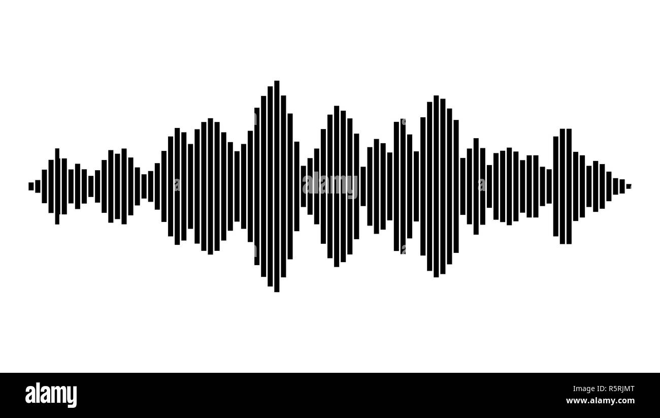 equalizer music sound wave vector symbol icon design. Stock Photo