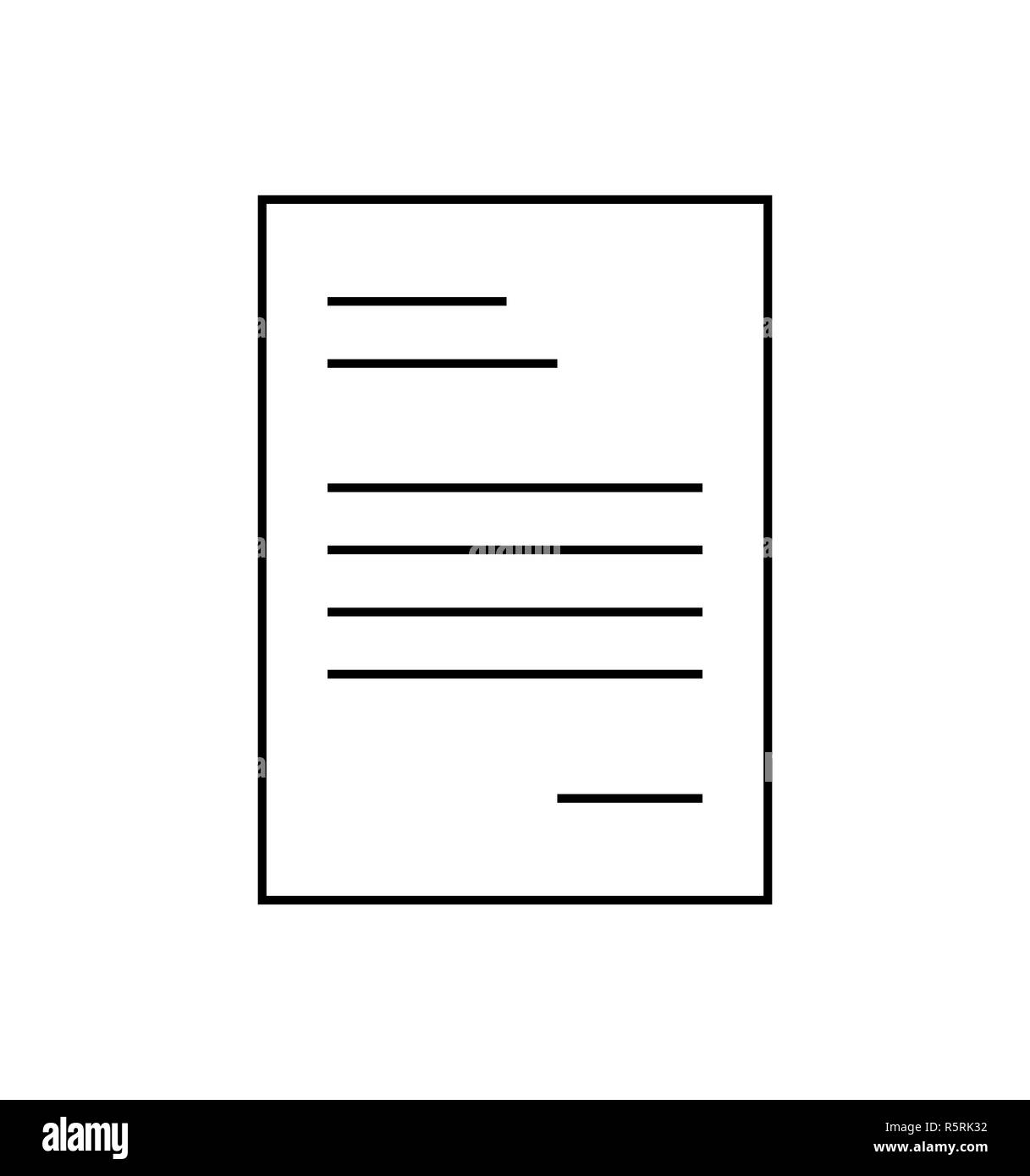 paper document file web icon vector symbol icon design Stock Photo - Alamy